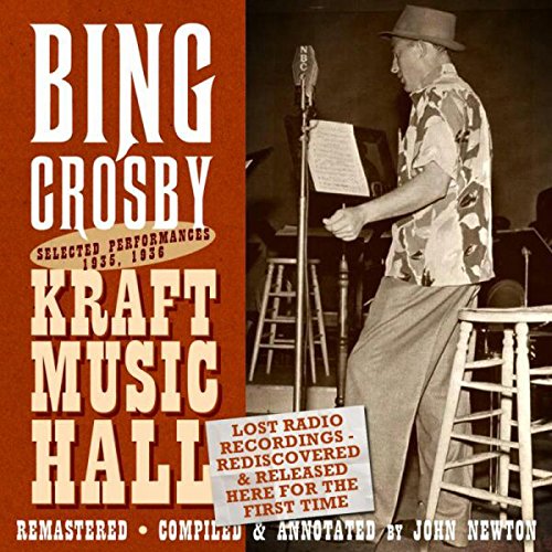 Bing Crosby CD cover featuring a sepia-toned image of Crosby standing with a microphone.
