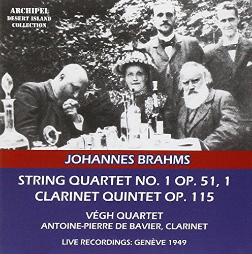 De Bavier/Vegh quartet - String Quartet No.1/Clarinet Quintet B Minor [CD]