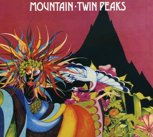 Album cover art: colorful, abstract figure with flowers and birds, against red and black mountains.