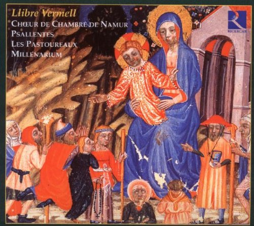 "CD cover featuring medieval artwork of the Virgin Mary holding baby Jesus."