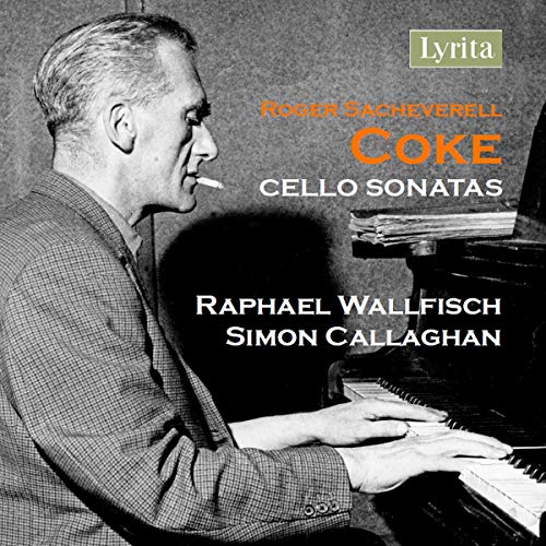 CD cover featuring a man playing piano with a lit cigarette.