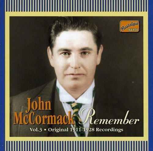 CD cover featuring a portrait of John McCormack, surrounded by a yellow and blue border.