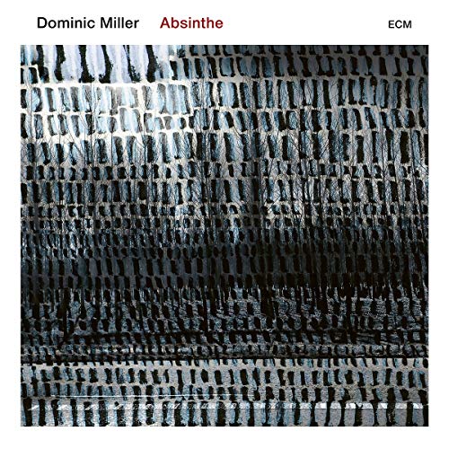 Vinyl album cover with abstract black and white textured artwork, artist and title displayed.