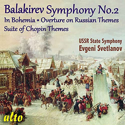 Evgeni Svetlanov - Balakirev Symphony No.2 / Ovt Russian Themes / Bohemia / Chopin Suite [CD]