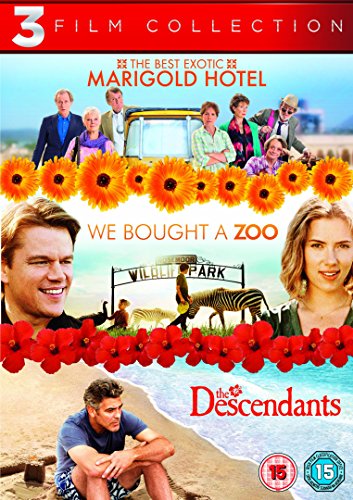 DVD cover for a 3-film collection featuring three movie scenes and titles.