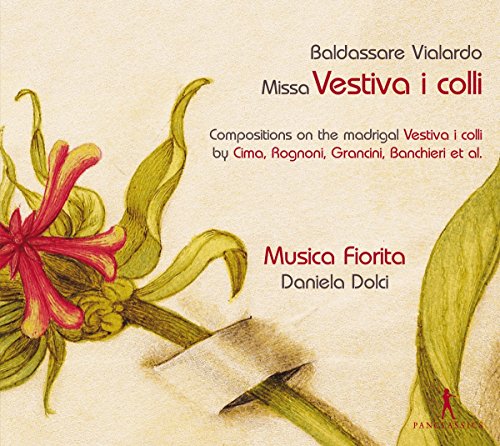 CD cover with a flower illustration and text about a musical composition.