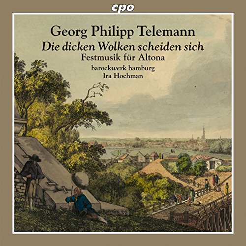 "CD cover with vintage landscape illustration, brown border, and 'cpo' logo at the top."