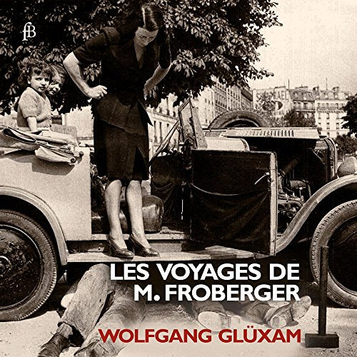 "CD cover with sepia-toned image of woman stepping out of vintage car, man and child nearby."