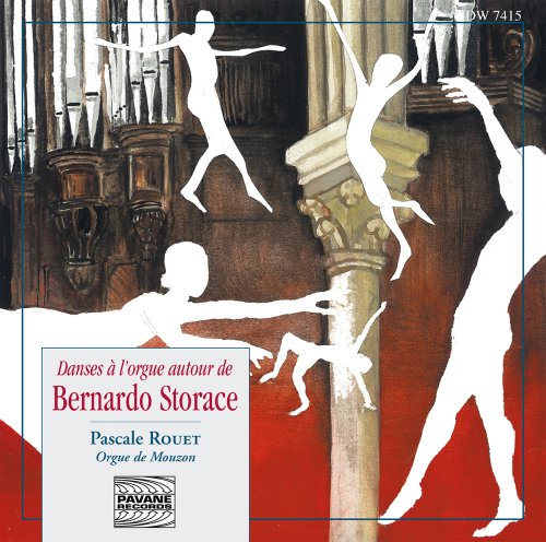 "CD cover featuring silhouetted dancers in a church with organ pipes."