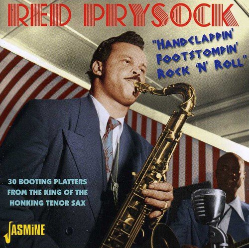 "Album cover featuring Red Prysock playing saxophone with another man in the background."