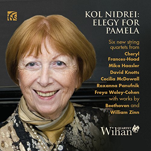 CD cover with a smiling older woman and text listing composers and performers.