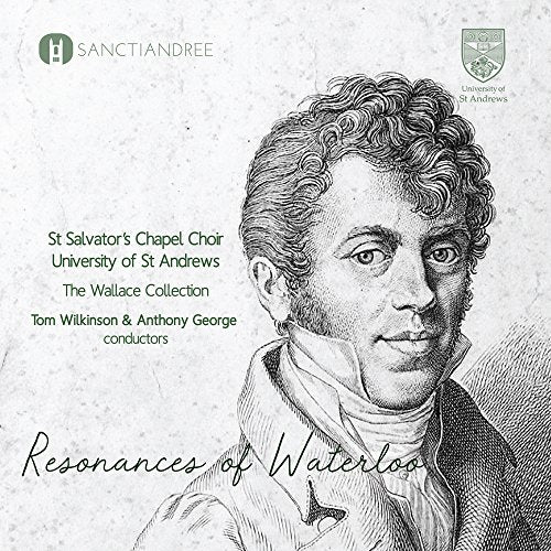 "Black and white CD cover with a sketch of a man in 18th-century attire."