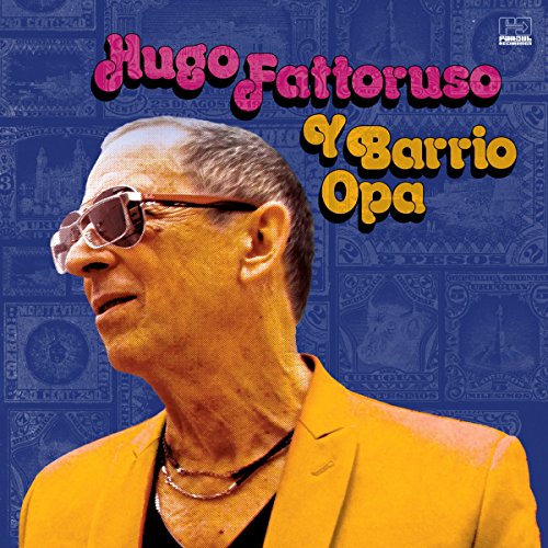 Vinyl album cover featuring a man in a yellow suit and sunglasses.