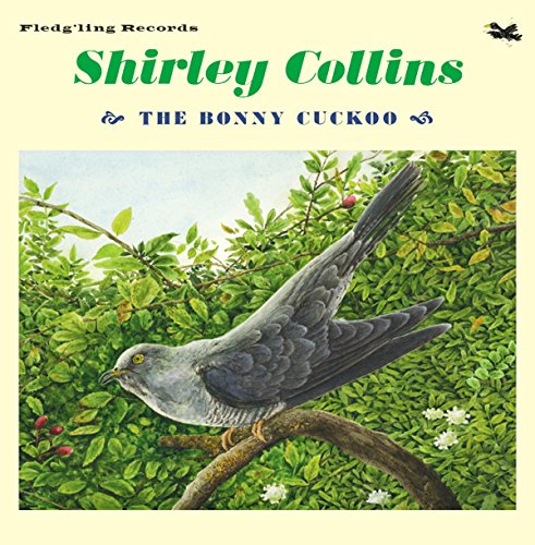 Vinyl album cover featuring a grey cuckoo perched on a branch surrounded by greenery.