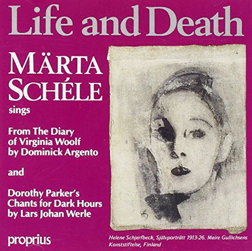 Album cover with a sketch of a woman's face on a purple background.