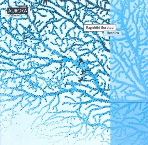 The image depicts a blue-toned album cover with abstract patterns and text.