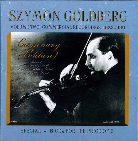 Szymon Goldberg - Szymon Goldberg, Vol.2 (Centenary Edition) [CD]