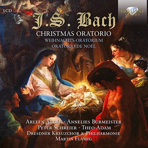 "CD cover featuring a Renaissance painting of the Nativity scene with text overlay."