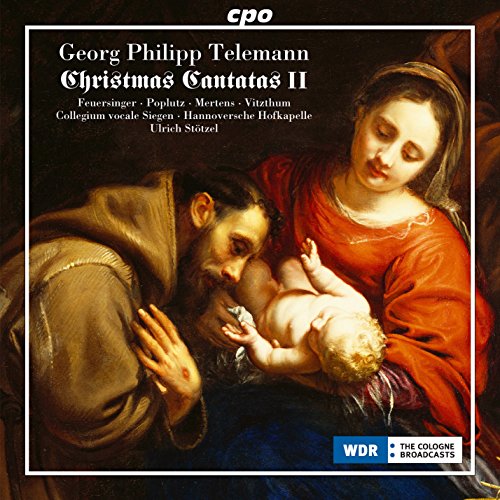 CD cover featuring a Renaissance painting of Mary, Joseph, and baby Jesus.