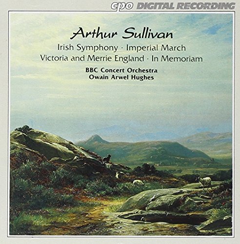 A CD cover featuring a serene landscape painting with rolling hills and sheep grazing.