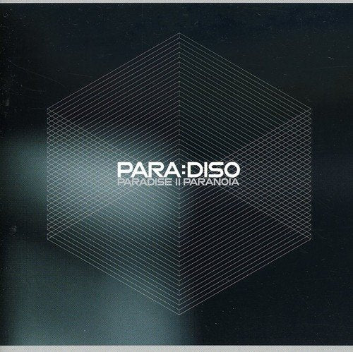 Dark green album cover with white text "PARA:DISO" and a 3D cube design.