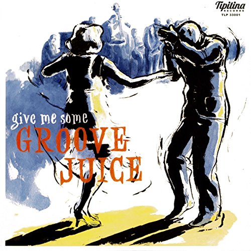 Vinyl album cover featuring dancing couple in black silhouette with orange and white text.