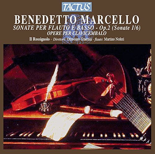 A CD cover featuring a cello, flute, and harpsichord on a dark background.