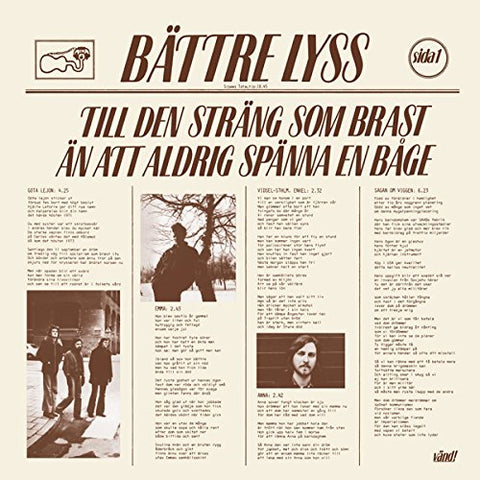 Battre Lyss - Till Den Strang Som Brast An Att Aldrig Spanna En [CD]