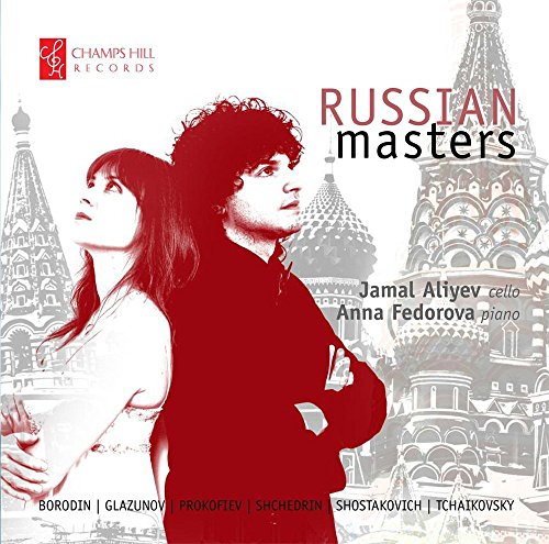 "CD cover featuring a man and woman with Russian architecture in the background."