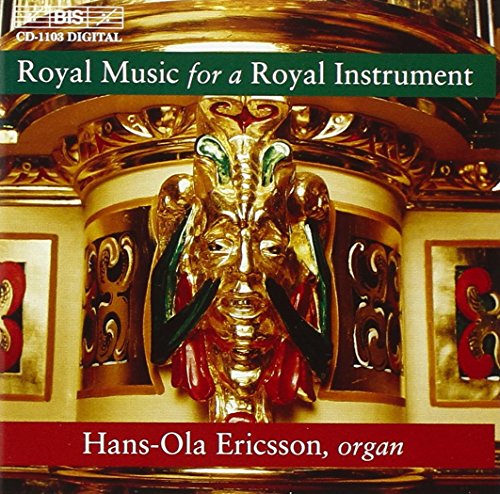 A CD cover featuring a golden ornate organ pipe and decorative architectural details.