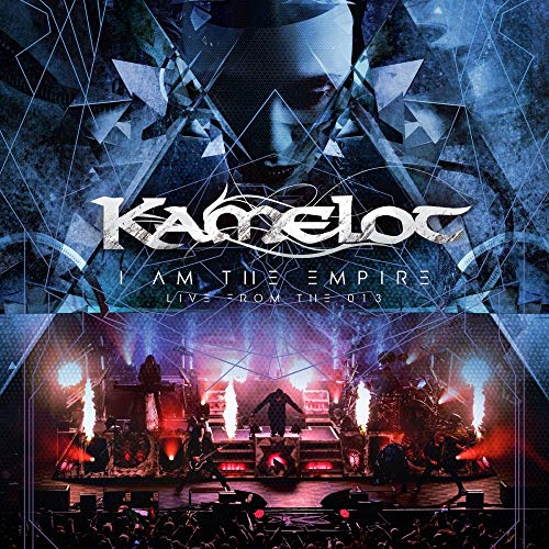 "Kamelot concert album cover featuring a band performing on a lit stage."
