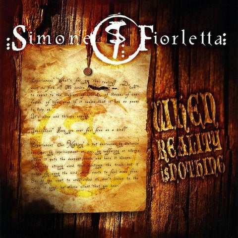 Simone Fiorletta - When Reality Is Nothing AUDIO CD