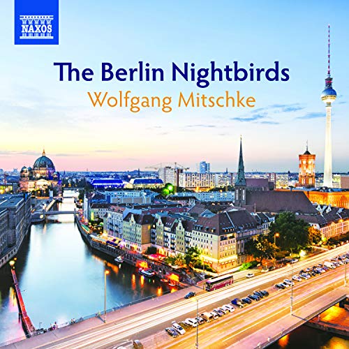 "CD cover featuring a nighttime Berlin cityscape with river, buildings, and TV tower."