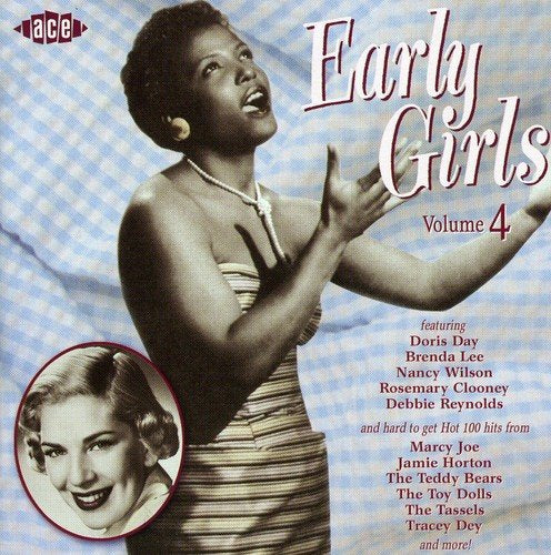 "CD cover featuring a black-and-white image of a woman singing, with inset portrait."