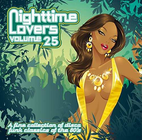 "CD cover art featuring a cartoon woman in a yellow dress surrounded by foliage."
