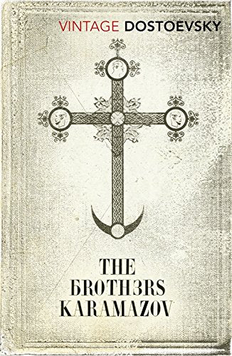 "Paperback book cover: 'The Brothers Karamazov' by F.M. Dostoevsky, published January 16, 1992."