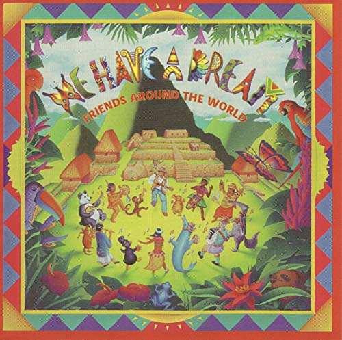 "Colorful CD cover with 'We Have A Dream' title and dancing figures illustration."