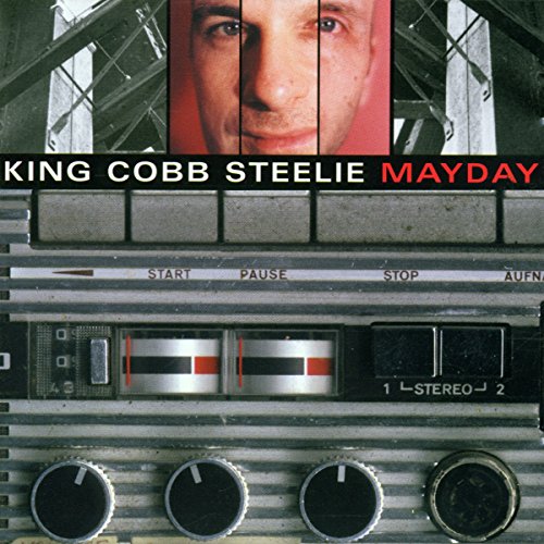 "CD cover featuring a man's face and a cassette player."