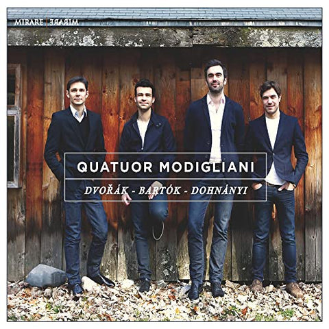 Quatuor Modigliani - Dvorak: String Quartet No.12; Bartok: Quartet No.2; Dohnanyi: Quartet No.3 [CD]