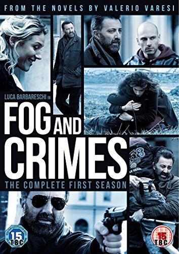 DVD cover for "Fog and Crimes: Season 1" featuring a collage of character images.