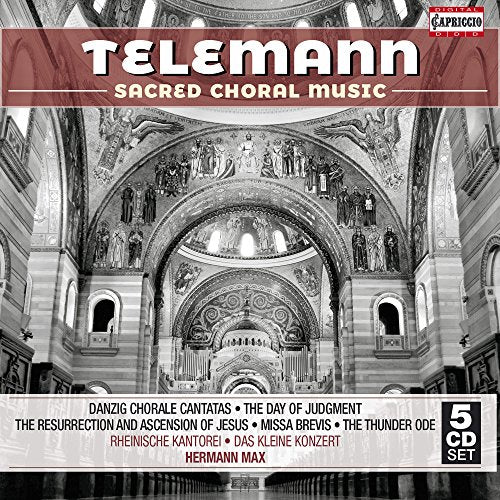 Rheinische Kantorei/max - Telemann:Sacred Choral Music [Barbara Schlick; Ann Monoyios; Hermann Max] [Capriccio: C7215] [CD]