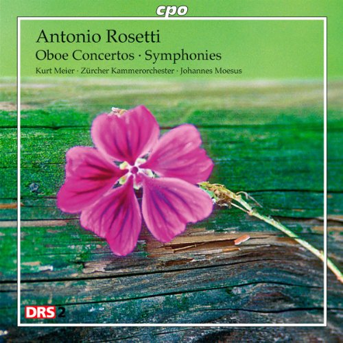 CD cover with pink flower on weathered wood, green background, and black text.
