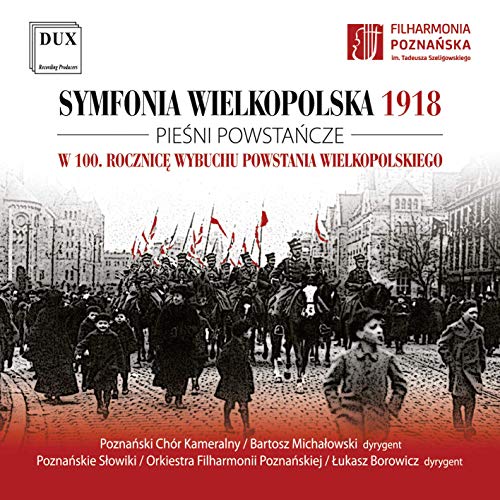 A CD cover with a black-and-white image of marching soldiers and red text overlay.