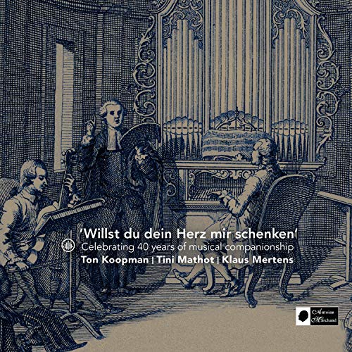 CD cover with blue-toned illustration of musicians and text overlay.