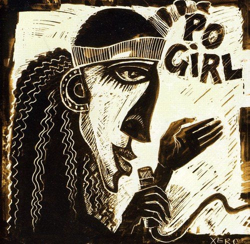 "CD cover art featuring a stylized illustration of a woman's face and hand."