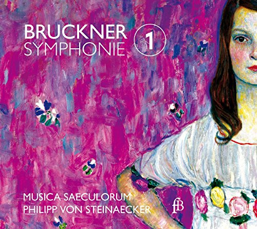 CD cover featuring a painting of a woman surrounded by flowers on a pink background.