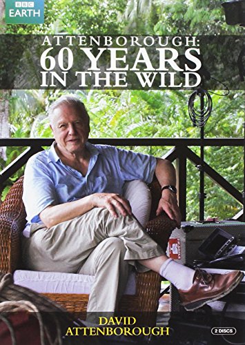 DVD cover featuring David Attenborough sitting in a wicker chair with a forest background.
