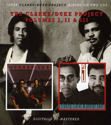 "CD cover featuring black-and-white images of two musicians with inset album artwork."