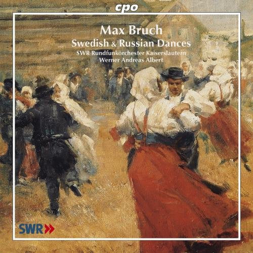 "CD cover featuring a painting of traditional dancers in folk attire."