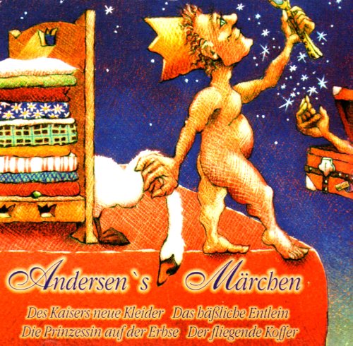 "CD cover featuring illustration of a child flying with a wand, in a starry night."